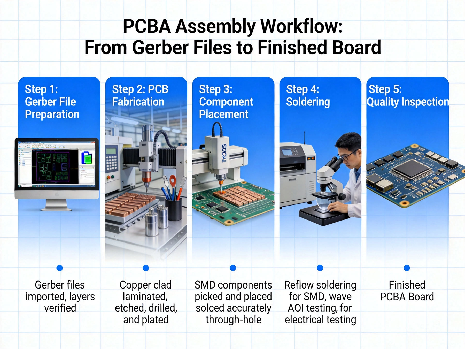 Understanding the PCBA Workflow: From Gerber Files to Finished Board